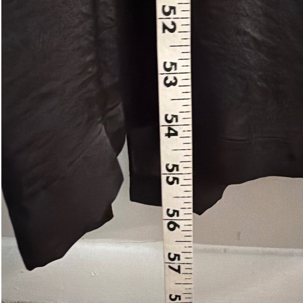 Juan Carlos Obando Womens Streamer Trench Coat Black Viscose Duster Bow Cuff NEW - Picture 7 of 10